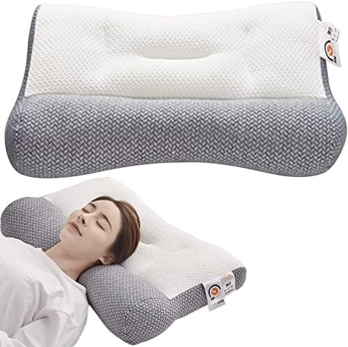 Travesseiro super ergonômico, 2023 Contorno ergonômico ajustável travesseiro ortopédico, travesseiro de suporte cervical,