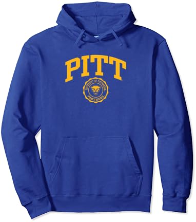 Pittsburgh Panthers Official Seal Royal Blue Pullover Hoodie