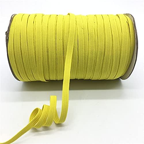 Selcraft 3mm 7mm 10mm 5yards/lote amarelo de alta costura elástica Banda elástica compatível com faixa de borracha