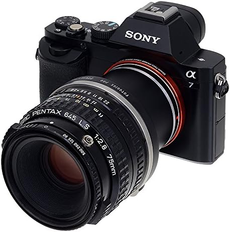 Adaptador de montagem de lentes Fotodiox Pro, lentes de montagem Pentax 645 para a Sony E-Mountless Camera Adapter-para corpos de