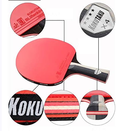 Conjunto de raquete de ping ping ping sshhi, 2 pcs tênis de tênis, ideal para famílias, escolas, clubes esportivos,