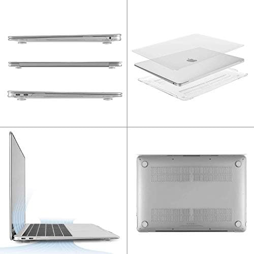 Mosis Compatível com MacBook Air 13 polegadas Caso 2022, 2021-2018 A2337 M1 A2179 A1932, Casca dura de plástico e tampa do teclado