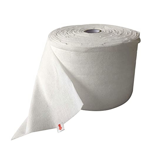 Halifty 1 Roll Toalhas limpas, 80Count Ultra Mold Extra espessa de toalha de rosto descartável, toalha de rosto