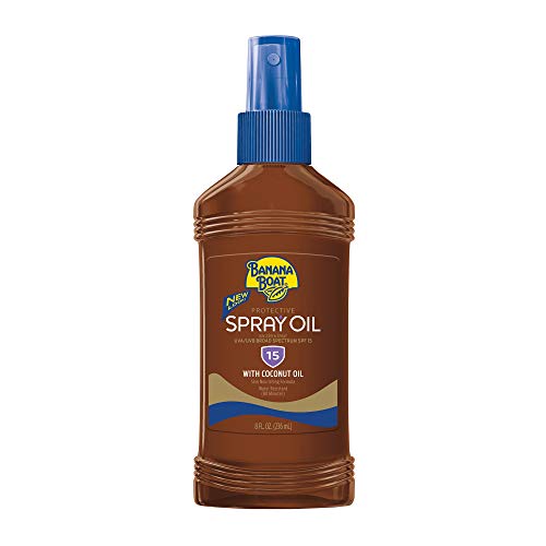 Banana Boat Protective Spray Oil, protetor solar SPF 15 8 oz