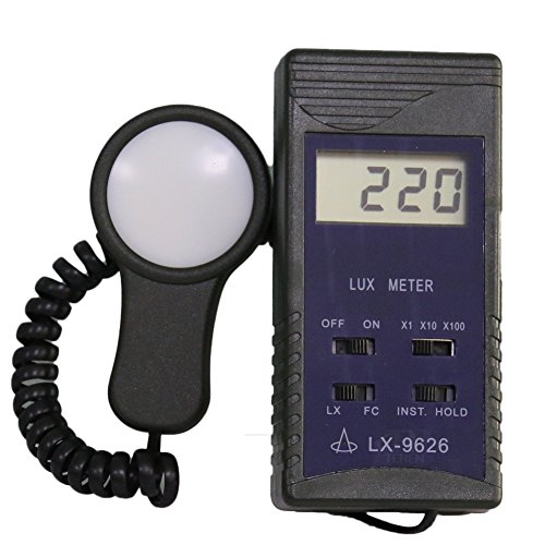 TR-LX-9626 Digital 0-50.000 Lux Medidor Detector de luz Testador de iluminação Lux LCD Exibir Sensor separado Luxmeter FC