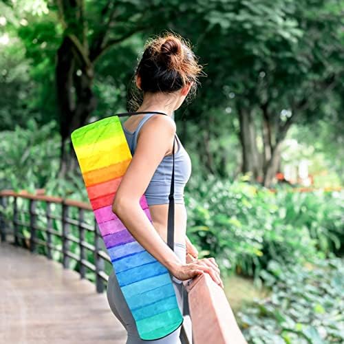 Rainbow Color Stripes Yoga tape