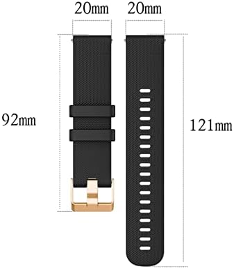 DJDLFA Substituição Banda de vigia para Suunto 3 Fitness Silicone Bracelet Sport Strap de pulseira para Suunto 3 Fitness Smart Watch Strap 20mm