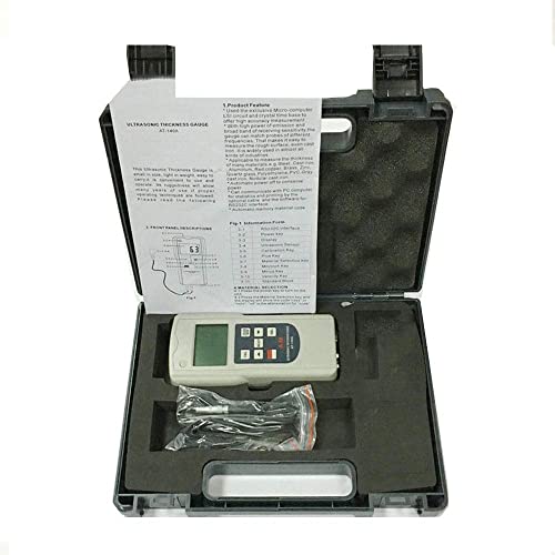 Digital Ultrassonic espessura Testador de medidores de medidores de 1,2 a 200 mm com resolução 0,1 mm