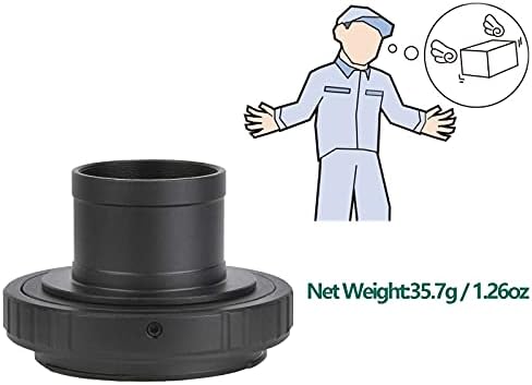 Taberies Telescópio Adaptador de fotos para Sonyminolta AF Câmera de montagem 1.25 polegadas T e T2 Ring Adapter, anel de liga de