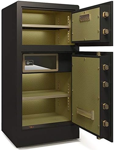 Teerwere Caixa Segura Caixa de Impressão Digital grande Cabinetes de caixa segura e de trava Caixa de aço Construção Caixa