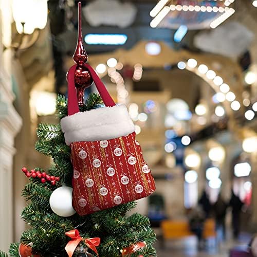 Pzz Beach Christmas Presente Bolsa de Natal Lanterna de Xmas com Holiday Holiday Trees Decoração de Casa Decoração Favor