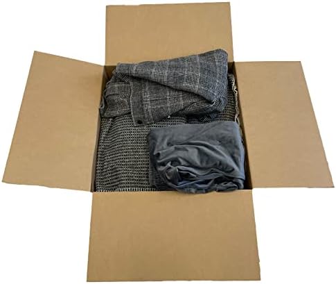 Caixa de remessa de papelão corrugada ezmoving, caixas de embalagem super fortes, alças de transporte fáceis, tamanho pequeno