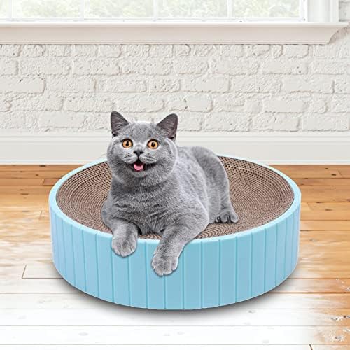 MyCense Cats Scratcher Bowl Non Slip Cardboard Multifuncional Garras Placa Durável Cama de Salão Donorce