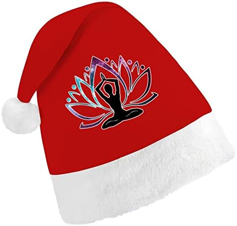 Índia lotus yoga chapéu de natal chapéus Papai Noel Decorações de árvore de Natal Presentes para adultos para adultos