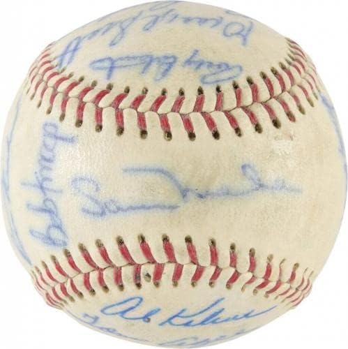 1966 All Star Game American League Team assinou o beisebol Elston Howard - Baseballs autografados