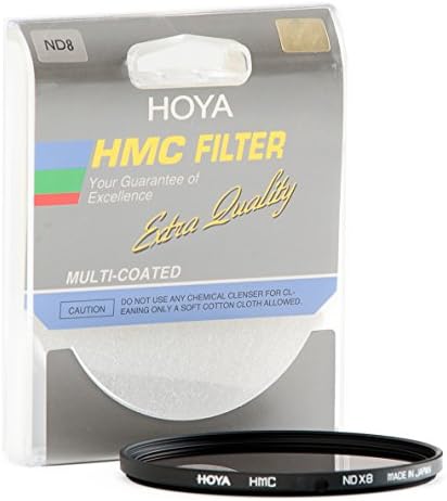 Hoya 77mm HMC ND8 Filtro de densidade neutra com vários revestimentos com várias casos