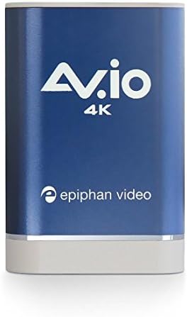 AV.IO 4K - AGRAVE E VAI VÍDEO USB CAPTURA PARA HD 1080P 60 FPS e UHD 4K 30 FPS