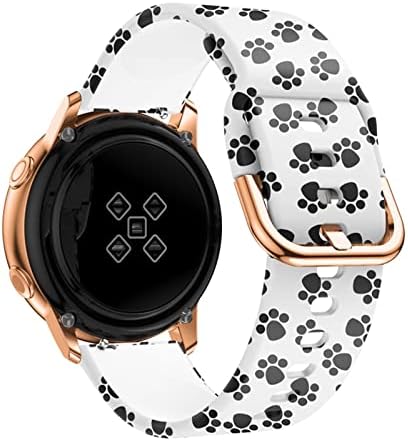 Kavju 18mm Pintura Silicone Watch Band para Garmin Vivoactive 4S Vivomove 3s Smart Watch for Garmin Venu 2s/ativo S