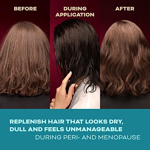 Mojo bem -estar óleo de cabelo e cabelos espessos sérum hidrata cabelos secos durante a menopausa | Óleo de Argan para cabelos com