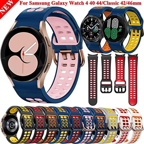 Czke 20mm Smart Strap Band para Samsung Galaxy Watch 4 Classic 46 42mm Smartwatch Silicone No Gaps Bracelet Watch4 44 40mm