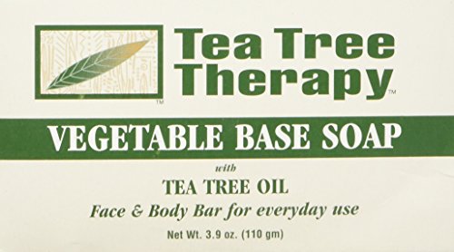 Sabonete de base vegetal de terapia da árvore do chá
