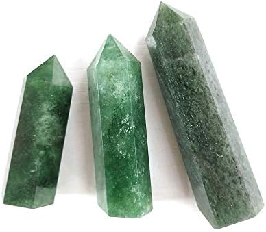 Gentil 1kg de morango verde de morango verde cura cristalina obelisco reiki mineral gem quartzo ponto wicca decoração