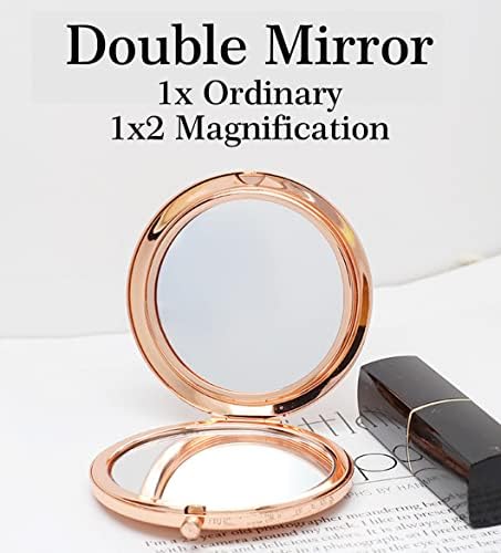 NC Rose Gold Compact Mirror I Love You Mã