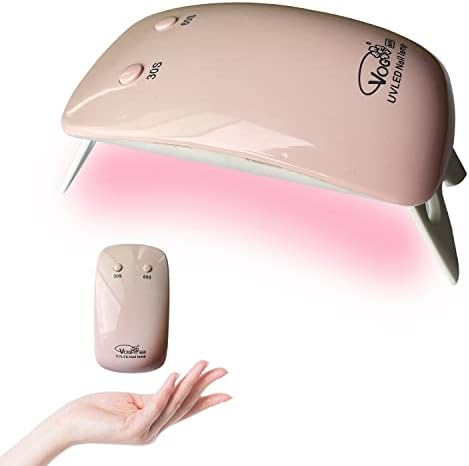 Lâmpada de unhas LED BIDUO Mini UV, secador de unhas USB com formato prático de mini tamanho do mouse para toda a forma