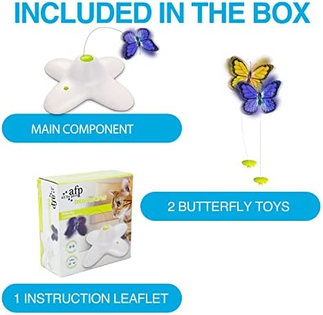 All for PAWS AFP CAT Toy Butterfly e brinquedo de alimentador de quebra -cabeça
