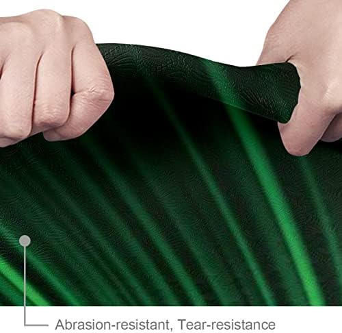 Sdlkfreli 6mm de tapete de ioga extra grosso, estampa verde de futebol impressão de impressão ecológica TPE TATS Pilates tapete com