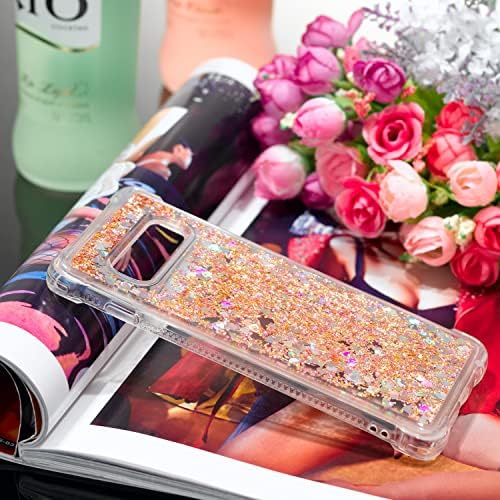 Capa de capa de telefone Capa Glitter Compatível com Samsung Galaxy S10+ S10 Plus Caso Compatível com Mulheres Meninas