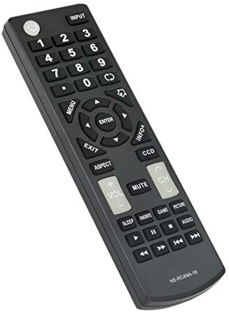 NS-RC4NA-16 Replace Remote Control Compatible with Insignia TV NS-19D220MX16 NS-39D220NA16 NS-19D220NA16 NS-43D420NA16 NS-50D420MX16