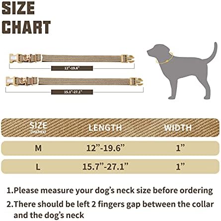 Colarinho de cachorro Auroth para cães grandes médios, colarinho de cachorro reflexivo, colares de cães ajustáveis ​​de nylon macios