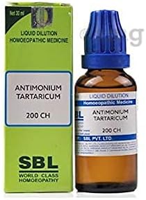 SBL Antimonium Tartaricum Diluição 200 CH