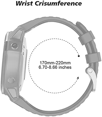 Banda de relógios BRART Quick Fit for Garmin Fenix ​​7x 6x 5x 7 6 Pro 5 5Plus 3HR Silicone EasyFit Wrist Band 26mm 22mm