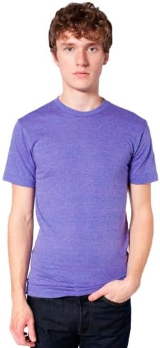 American Apparel Men's Tri-Blend Sleeve Sleeve Track camisa