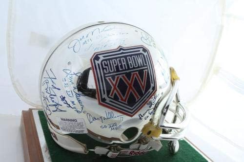 Capacete assinado do Super Bowl MVP 18 SIGS Joe Montana Namath Staubach Rice PSA DNA - Capacetes NFL autografados