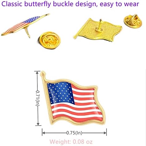 American Flag Weving Lapela Pins Estados Unidos Usea Badge Pin Pin