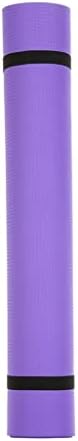 Wdbby yoga tape de fitness tapete de 4 mm de espessura tapete de ioga Todos os propósitos Mat (cor: roxo, tamanho