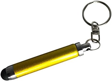 Caneta caneta para sistemas de bordo cmt3162x - caneta capacitiva de bala, caneta de mini caneta com loop de chaveiro para sistemas de bordo cmt3162x - bronze
