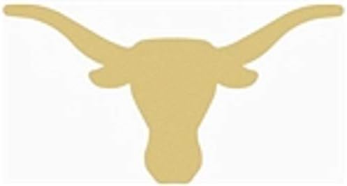 Longhorn Cutout Wood inacabado Texas Cattle Ranch Ranch Steer Cow Horns