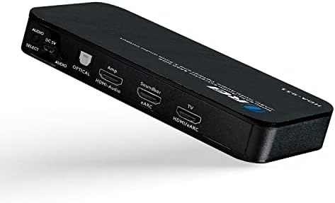 Orei 4K 60Hz EARC Audio Extrator Converter - barra de som 18g HDMI 2.0 ARC SUPORTE HDCP 2.2 DOLBY DIGITAL/DTS PASSTRO CEC, HDR, DOLBY