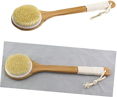 Escova de escova seca alipis pincel corporal 1pc bambu de saúde molhada back homens esfoliando pincels women massager chuveiro