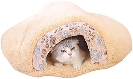 Dekika adorável cama de estimação grande, caverna de gato confortável para animais de estimação para animais pequenos