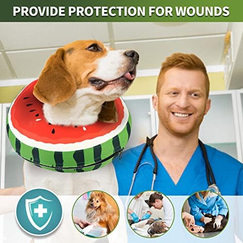 Colar de cone de recuperação inflável protetor para cão grande pequeno, gato de donut de cão-de-colarinho de colarinho eletrônico