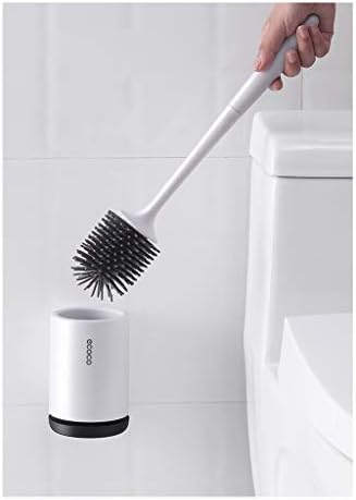 Escova de vaso sanitária sem cantos mortos pincel de vaso sanitário doméstico kit de limpeza de cabelo macio de cabelos macios