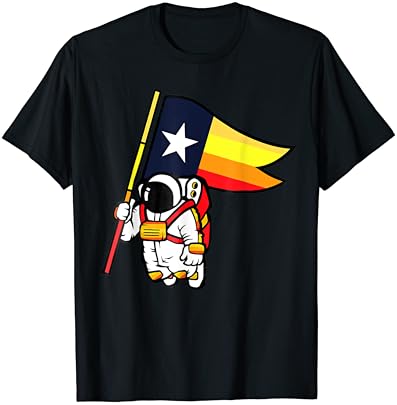 Camiseta de camisa de astronauta da cidade de Houston Space