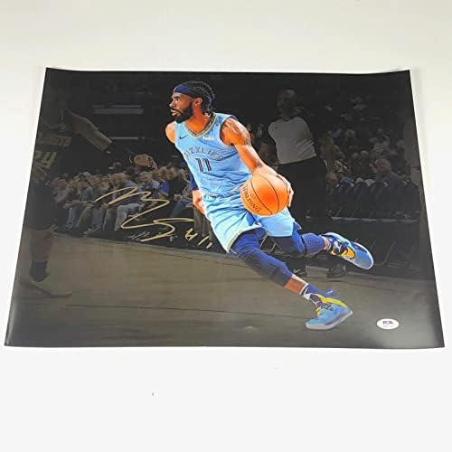 Mike Conley assinou 16x20 Photo PSA/DNA Memphis Grizzlies Autografado - Fotos autografadas da NBA