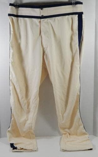 1987 Houston Astros Charlie Kerfeld 37 Game usou calças brancas 41-42-31 DP25321-Jogo usado calças MLB