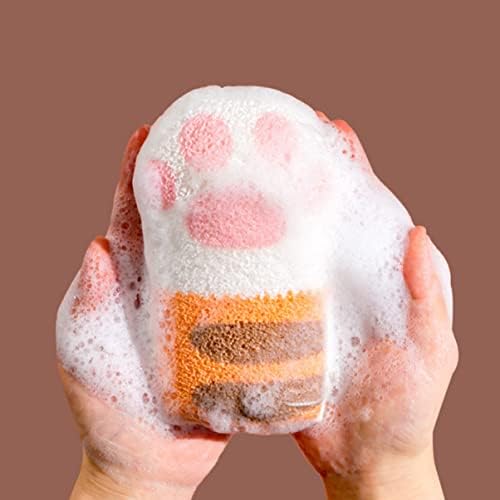 Chuveiro Pata de animal de estimação Cleaner 2pcs Banho chuveiro Baby Sponge Pouf BOOFAH DOME